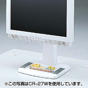 モニタスタンド（1画面・机・卓上・昇降・液晶・ディスプレイ・CR-27BK・サンワサプライ） CR-27BK