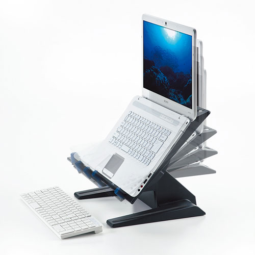 サンワサプライ　CR-LANPC3 クランプ式ノートPC台　PCスタンド デスクにクランプで固定できるノートパソコン台を発売