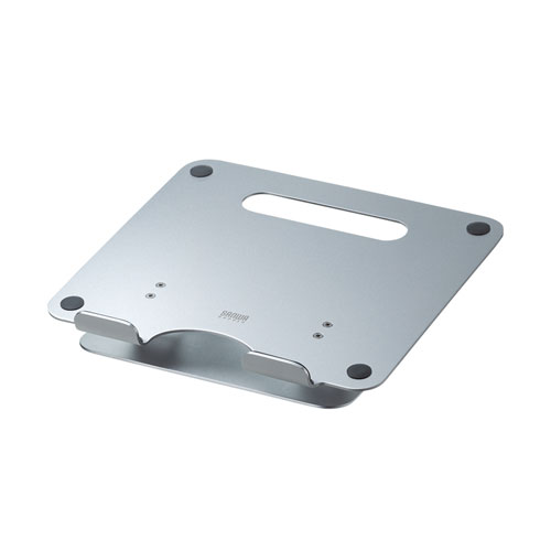 ノートパソコンスタンド(アルミ・折りたたみ・コンパクト・高さ/角度調整可・持ち運び可能) CR-38 サンワサプライ