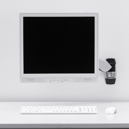 モニターアーム（1画面・壁・チルト・左右・回転・前後・VESA）CR