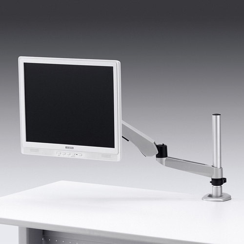 モニターアーム｜32インチ・クランプ・メカ式・上下/左右/回転/高さ調整