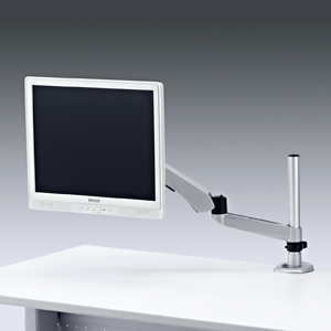 サンワサプライ】液晶テレビにも対応する水平多関節液晶モニターアーム
