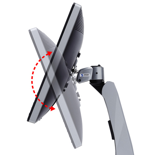 モニターアーム（シングル・クランプ・上下・左右・回転・前後・VESA）CR-LA1005N サンワサプライ