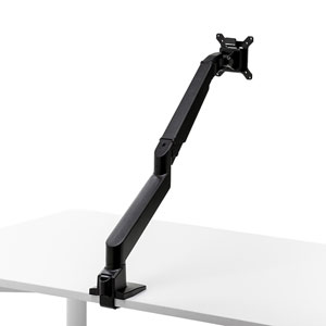 モニターアーム（シングル・机・クランプ・上下・左右・回転・高さ調節・リモートワーク）CR-LA1301BKN2 サンワサプライ