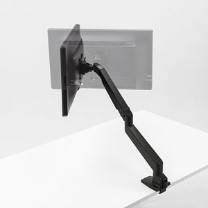 モニターアーム（シングル・机・クランプ・上下・左右・回転・高さ調節・リモートワーク）CR-LA1301BKN2 サンワサプライ