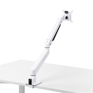 モニターアーム（シングル・クランプ・ガス式・上下・左右・回転・前後・高さ調節・VESA）CR-LA1301WN2 サンワサプライ