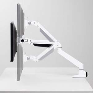 モニターアーム（シングル・クランプ・ガス式・上下・左右・回転・前後・高さ調節・VESA）CR-LA1301WN2 サンワサプライ