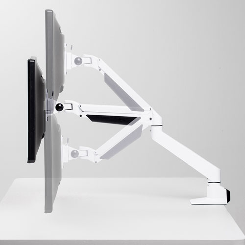 モニターアーム（シングル・クランプ・ガス式・上下・左右・回転・前後・高さ調節・VESA）CR-LA1301WN2 サンワサプライ