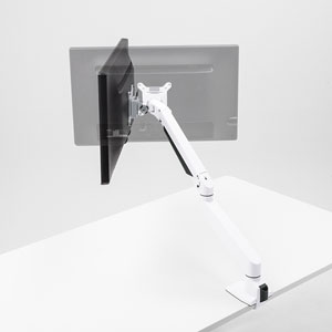 モニターアーム（シングル・クランプ・ガス式・上下・左右・回転・前後・高さ調節・VESA）CR-LA1301WN2 サンワサプライ