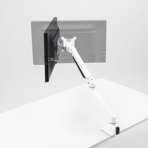 モニターアーム（シングル・クランプ・ガス式・上下・左右・回転・前後・高さ調節・VESA）CR-LA1301WN2 サンワサプライ