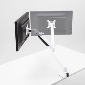 モニターアーム（シングル・クランプ・ガス式・上下・左右・回転・前後・高さ調節・VESA）CR-LA1301WN2 サンワサプライ