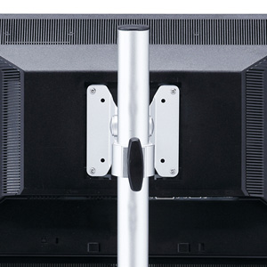 モニターアーム(水平・多関節・2関節・高さ700mm・上下2面・クランプ式) CR-LA1405N サンワサプライ