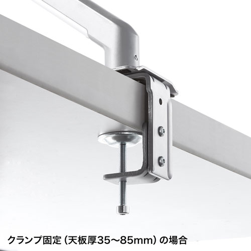 モニターアーム（クランプ式・水平・垂直・多関節・液晶・グロメット式） CR-LA1901 サンワサプライ