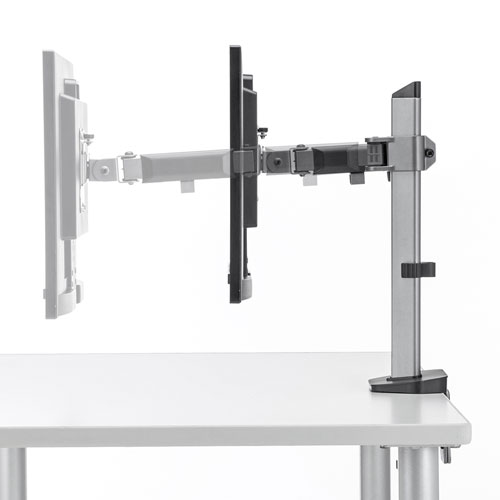 モニターアーム（水平・多関節・クランプ式・グロメット式） CR-LA2001 サンワサプライ