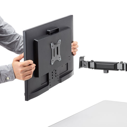 モニターアーム（水平・多関節・クランプ式・グロメット式） CR-LA2001 サンワサプライ