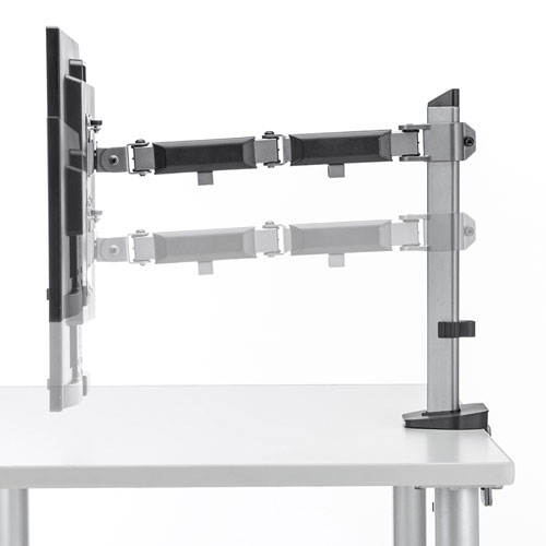 モニターアーム（水平・多関節・クランプ式・グロメット式） CR-LA2001 サンワサプライ