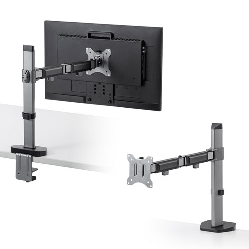 モニターアーム（水平・多関節・クランプ式・グロメット式） CR-LA2001 サンワサプライ