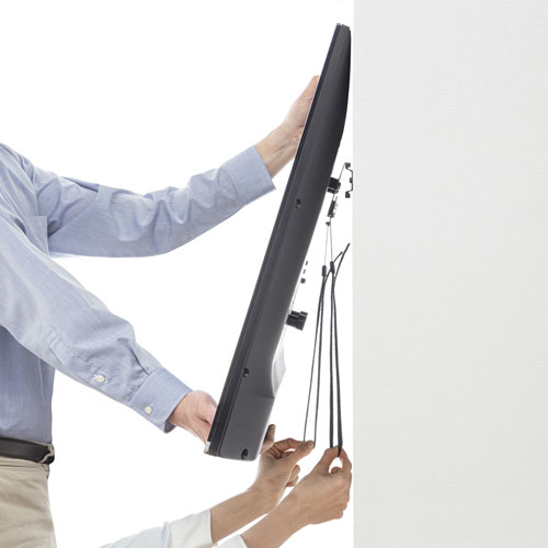 壁掛けテレビ金具（テレビ・スリム・薄型・ディスプレイ・42型まで対応） CR-LA207 サンワサプライ