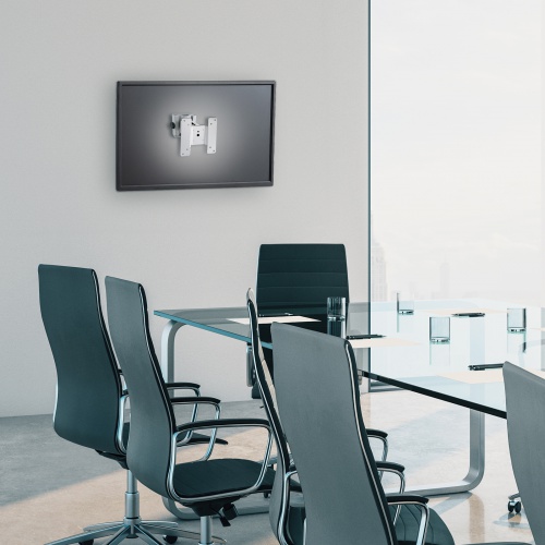 壁掛け金具（モニター・テレビ・角度調整・VESA・薄型・19.5～34インチ目安・おすすめ）CR-LA302 サンワサプライ