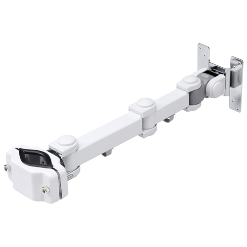 【アウトレット･訳あり・セール】モニターアーム(支柱取付け・ポール・シングル・水平・回転・VESA) サンワサプライ　CR-LA354