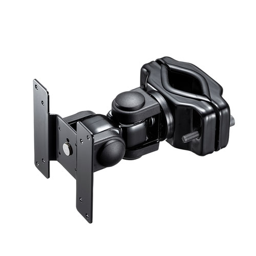 モニターアーム(支柱取付け・高耐荷重・20kgまで・支柱径40～60mm・短タイプ) CR-LA359 サンワサプライ