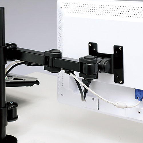 モニターアーム(デュアルシステムアーム・ノートPC台) CR-LA602 サンワサプライ