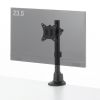 モニターアーム（ディスプレイアーム・薄型クランプ・耐荷重9kg・ショートアーム・32インチまで対応・ブラック）