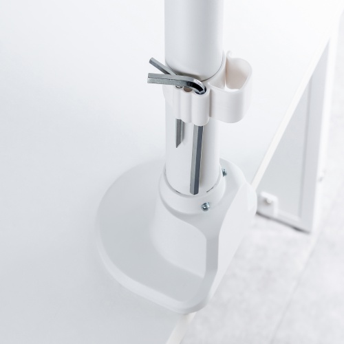 モニターアーム（ディスプレイアーム・薄型クランプ・耐荷重9kg・ショートアーム・32インチまで対応・ホワイト）