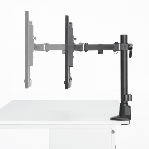 モニターアーム（ディスプレイアーム・薄型クランプ・耐荷重9kg・3関節アーム・32インチまで対応・ブラック）