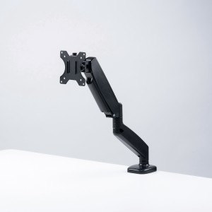 モニターアーム（32インチまで・耐荷重8kg・ガススプリング式・クランプ式対応・グロメット式対応・ シングルアーム・1画面）