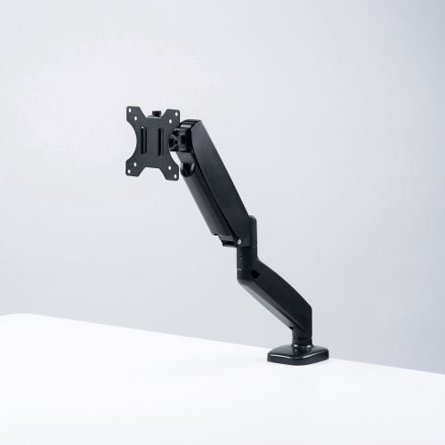 モニターアーム（32インチまで・耐荷重8kg・ガススプリング式・クランプ式対応・グロメット式対応・ シングルアーム・1画面）