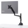 モニターアーム（ディスプレイアーム・ガススプリング・薄型クランプ・耐荷重1から9kg・32インチまで対応・ブラック）