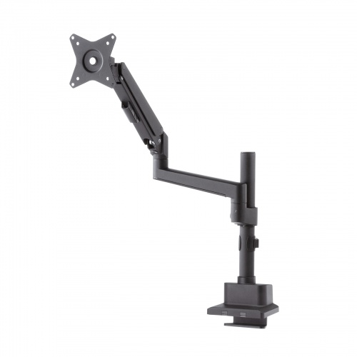モニターアーム（ディスプレイアーム・ガススプリング・薄型クランプ・耐荷重1から9kg・32インチまで対応・ブラック）