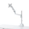 モニターアーム（ディスプレイアーム・ガススプリング・薄型クランプ・耐荷重1から9kg・32インチまで対応・ホワイト）