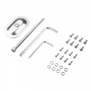 モニターアーム（デュアル・2画面・薄型クランプ・32インチ対応・ガススプリング式・耐荷重1～9kg・ホワイト）