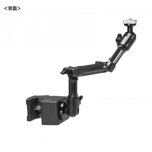 カメラマウント（クランプ式・支柱取付・ポール取付・4関節・角度調整・ボールジョイント搭載）