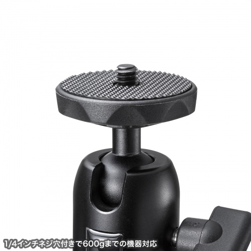 カメラマウント（マグネット・カメラ固定・マグネットベース・角度調整・ボールジョイント搭載・平面・球面用）