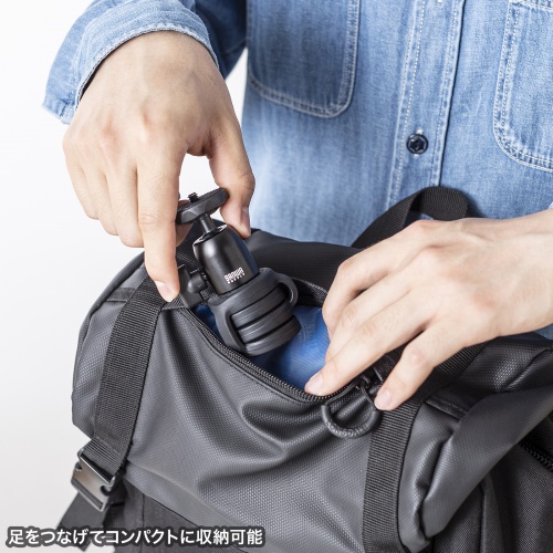 カメラマウント（マグネット・カメラ固定・マグネットベース・角度調整・ボールジョイント搭載・平面・球面用）