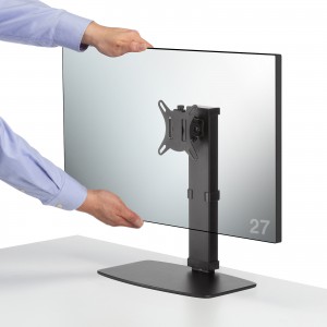 テレビスタンド（卓上・壁寄せ・高さ調整・回転・対応32インチ・耐荷重8kg・1画面）