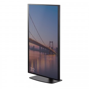 テレビスタンド（卓上・壁寄せ・高さ調整・回転・対応32インチ・耐荷重8kg・1画面）