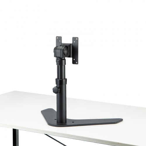 モニターアーム（置き型・1画面・卓上モニタースタンド・回転・上下・左右・高さ調整機能付き・VESA）CR-LAD1110BK