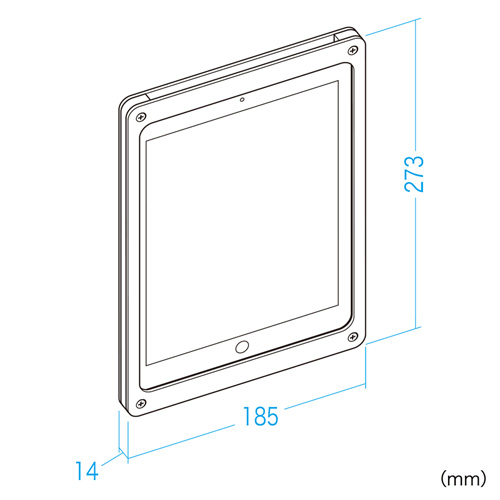 アクリルケース（iPad Air2用・VESA対応） CR-LAIPAD8 サンワサプライ