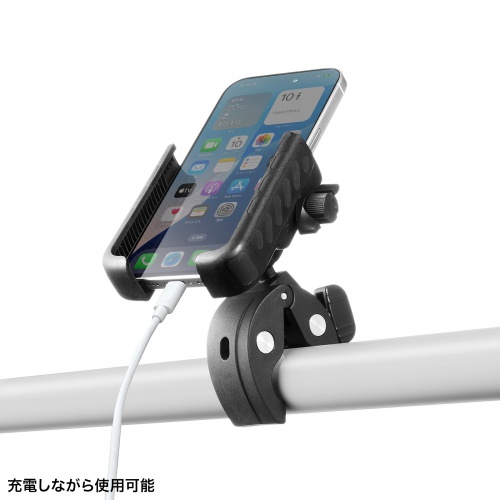 スマホホルダー（台車・カート用・自転車・iPhone・スマートフォン対応固定ホルダー）