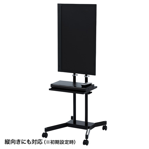 テレビスタンド｜キャスター・ロータイプ・高さ調整・角度調整・棚付き