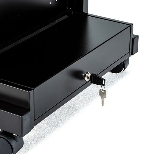 テレビスタンド(モニタスタンド・デジタルサイネージ・24～42インチ対応・セキュリティーボックス付き・VESA対応)