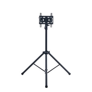 訳あり 新品】テレビスタンド（三脚式・簡易・高さ調整・ブラック