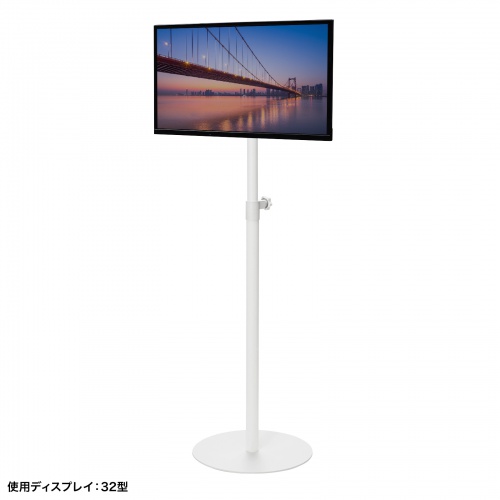 テレビスタンド｜ロータイプ・高さ調整・角度調整・小型・床置き型