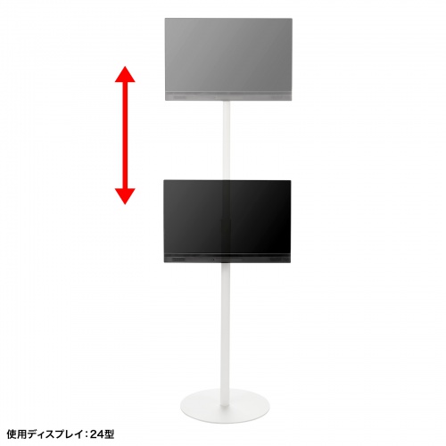 テレビスタンド｜ロータイプ・高さ調整・角度調整・小型・床置き型