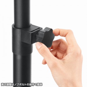 テレビスタンド｜ロータイプ・高さ調整・角度調整・小型・床置き型