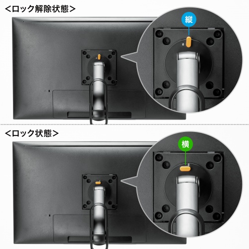 モニタースタンド｜回転・高さ調整・キャスター・小型・VESA対応